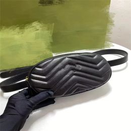 sac à main, sac en cuir de qualité supérieure de bumbag croix Le sac de taille de ceinture dispose d'une forme circulaire sportive avec une ceinture soigneusement conçue qui est rétro et élégante F35