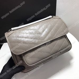 Bolso de lujo Diseñador Niki Bolsas de hombro Bolsas de mensajero de cuero encerado Mujeres Bolsa cruzada Satchel Lady Diseño vintage Sacoche Moda Classic Dhgate Bags