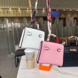 Handtas Model Airpods Case Kid Bag Accessoires Handtas Hoofdtelefoon Gevallen Bruiloft Gift Barbie Doll Hanbags Sleutelhanger Auto Sleutelhoes Mini Handtassen Kinderen HBP