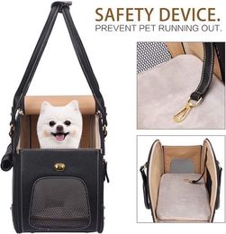 Sac à main, sac pour animaux de compagnie, sac à dos portable pour chien, sac pour chat, cage pour chat, sac pour animaux de compagnie résistant aux rayures, imperméable et recyclé pour une utilisation en extérieur