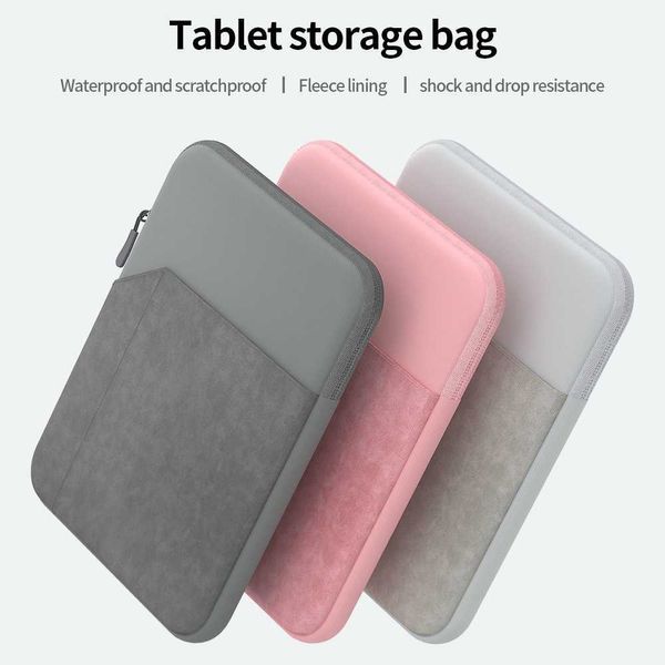 Case de bolsa de manga de bolsas para Samsung Galaxy Tab S8 S7 A8 A7 S6 S5e Lite 8.7 A 8.4 8.0 10.1 Universal Samsung7.9 ~ 8.4 9.7 ~ 11 pulgadas Cubierta de la zapatilla de cremallera