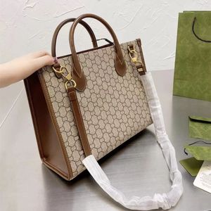 handtas totes designer dubbele letter grote capaciteit boodschappentassen dames trendy schoudertas