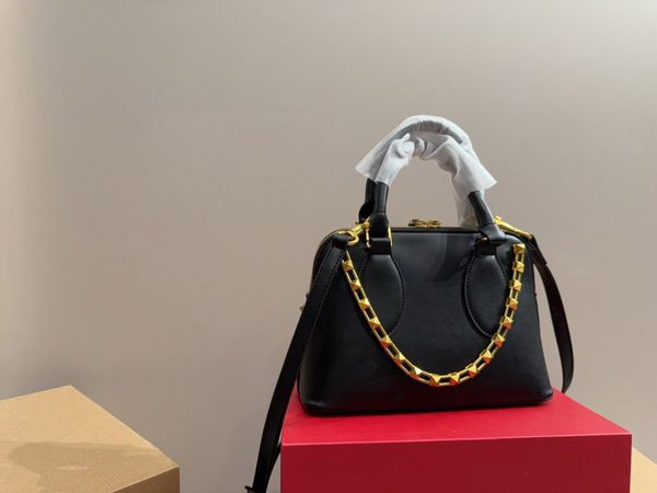 Sac à main Cool pour femmes, sac à bandoulière à la mode, matériel en cuir véritable, matériel doré, bijoux en métal, sac de marque célèbre pour femmes