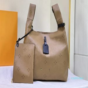 Handtas Dames Luxe Designer Oude gele bloem Gecoat canvas Boodschappentas Handvat Afneembare interne ritssluiting met twee handen