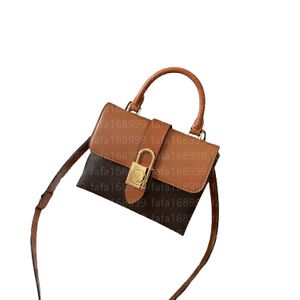 Handtassen Crossbody Zakken Damesbedrijf Een schouderbrief Lock Detachable schouderband Flap Pocket Top 43577