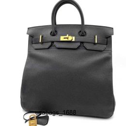 Handtassen Designer Bag HAC 50 cm H Familie Aangepaste Versie Takken Zakken Zwart Collectie Volledig handgebonden