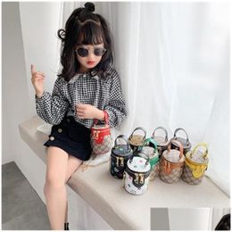 Handtassen Beroemde merk Childrens Bag Designer Luxe print bucket Simple Drop Delivery Baby, Kids Maternity Accessories Bags DHRW9