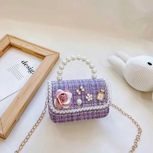Bolsos de moda NUEVO estilo Princesa Messenger Messenger Children Bag Mini Cadena Pequeña bolsa cuadrada Bolsa de caricatura Bolso de hombro de conejo