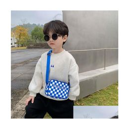 Bolsos de bolsos niñas otoño invierno niños mínimo mini bolso niños Caqueta de pecho de pizarra Crossbody Bags Accesorios Cero billetera Deliv dhmt4