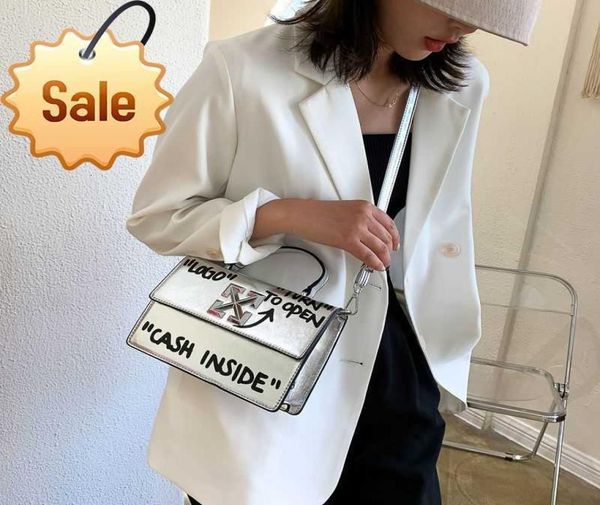 Sacs à main sur Bargain Chaopai Offs Women039s Sac Blanc White Shopping Casual Casual Pu Ows Polydold One épaule Arro7210926