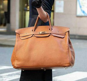 Handtassen platina grote beperkte topzakken Designer Edition Bag Travel Bagage Bag heren en dames fitnesszak zachte leercapaciteit tas 50