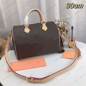 Handtassen Dames Nano Speedy Pillow Messenger Bag Classic Luxury Designer Crossbody Bags Lady Boston Mini Toes Lederen Handtas Schouder met band 30/20/20/16 cm