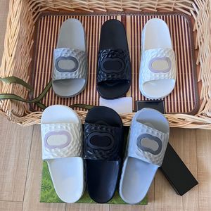 Mode Slipper Sliders Paris Slides Summer Sandals Slippers voor mannen Dames Designer Luxurys Beach Flip Flops Maat 35-46