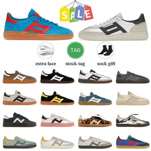 Handball Speakers Spezial Men Femmes Top Quality Chaussures décontractées SPÉZIALS BLUE BLIGE BLANC BLAQUE GAME PALES BONNER SIRT Silver Metallic Platform Mood Trainers Dhgate