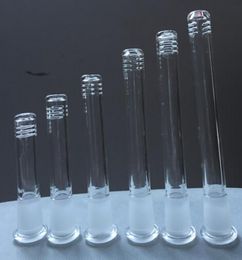 Handcraft Glass 14mm-18mm Downstem Slit Diffuser Flush Top Female Glass Down Stem Reducer Glass Downstems for Water Pipes Bongs Dab Rigs