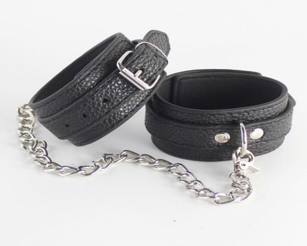 Menottes de poignet en cuir de sexe, équipement de bondage, jouets BDSM pour adultes, menottes réglables, femdom, esclave sexuel, fétiche, contraintes de bondage, Pr9136535