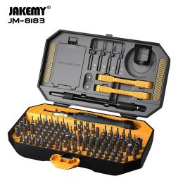 JAKEMY JM8183 jeu de tournevis de précision tournevis magnétique embouts CRV pour téléphone portable ordinateur tablette réparation outils à main