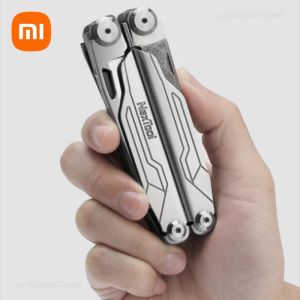 Handgereedschapssets Xiaomi NexTool Herramienta de mano Flagship Captain 19 en 1 Multiherramienta EDC Mini Alicates Cuchillo Sierra Cortador Abrebotellas Destornillador Tijeras