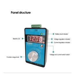 Portable 0-5V-10V 0-20mA / 4-20mA Générateur de signal Tension de courant Ajustement Sources de signal analogiques Sortie 24V