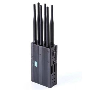 Ordinateur de poche 6 antennes Wi-Fi GPS GSM 2G 3G 4G Signal de téléphone portable brouilleur de signaux