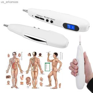 Handheld Acupunt Massage Pen TIENTALLEN Punt Detector Lcd-scherm Elektrische Acupunctuur Pen Pijnbestrijding Stimulator Apparaat L230523