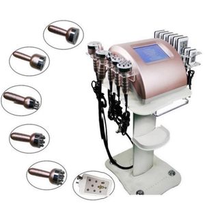 Handheld Schoonheid Slanke Apparaat Ultrasound Laser 40 k 6 In 1 Cavitatie Lipolaser Body Afslanken Machine Vacuüm Cavitatie Systeem