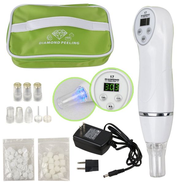 Microdermabrasion diamant de poche Dermabrasion nettoyage sous vide Machine de soins de la peau du visage Mini appareil de Salon à usage domestique