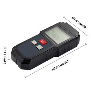 Medidor Digital LCD EMF de mano, probador de radiación electromagnética, Detector de dosímetro magnético de campo eléctrico Hqmlt