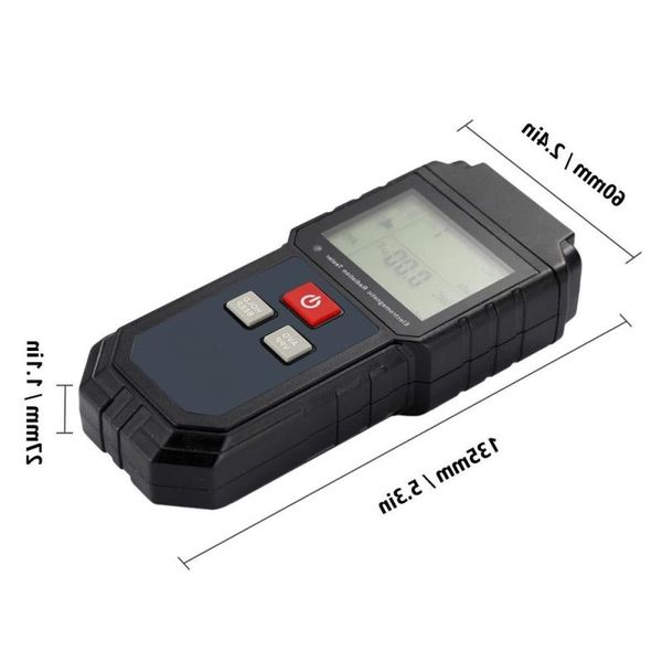 Compteur numérique portatif EMF LCD, testeur de rayonnement électromagnétique, détecteur de dosimètre magnétique de champ électrique Hqmlt