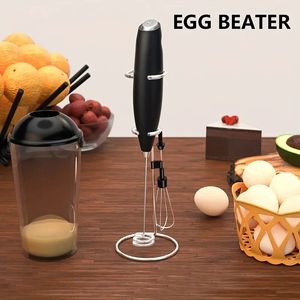 Batidor de huevos eléctrico de mano, leche, café, leche, espumador para hornear, batidor de crema pequeño, mezclador para el hogar, restaurante, acero inoxidable 304