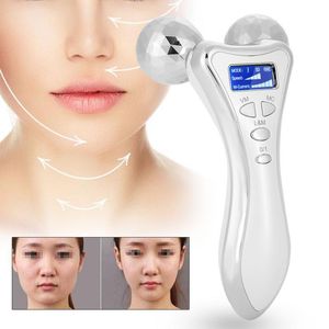 Handheld EMS Roller Face Beauty Massager V Face Massager Thin Face Instrument LED Body Slimming Arrugas Smoothing Machine C18112601