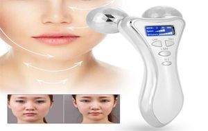 Handheld EMS Roller Face Beauty Massager v Massorista de cara de cara delgada Máquina de suavizado de arrugas para adelgazar C1811263550573