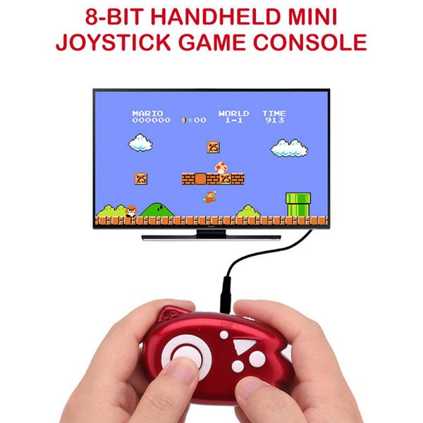 Reproductor de juegos portátil Mini TV de 8 bits, consola de videojuegos, reproductores integrados en 89 juegos clásicos, compatible con salida de TV, el mejor regalo para niños