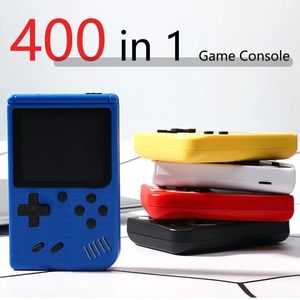 Joueurs de jeux portables Jeux 400-en-1 Mini console de jeu vidéo rétro portable prenant en charge la sortie TV AVCable 8 bits FC Games