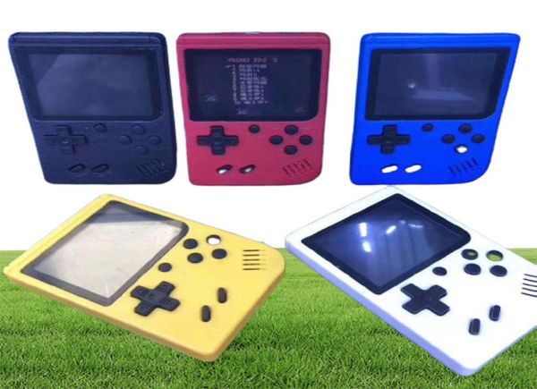 Players de jeu portable 400in1 Jeux Mini Portable Retro Video Game Console Support TVOut AVCABLE 8 bits FC Games2132458