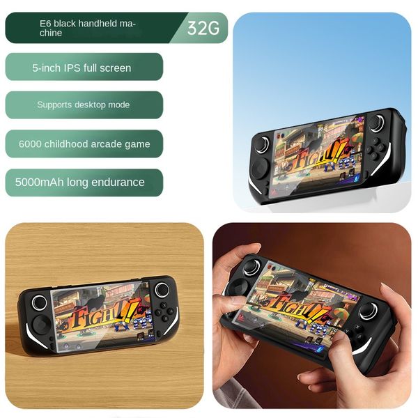 Competencia de mecanontes de juegos de mano nuevos PSP Gaming 3D Gaming Handheld Dual Máquina de juego portátil de pantalla grande de 5 pulgadas