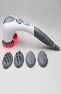 Handheld Hamer Dual Heads Ver Infrarood Led Licht Digitale Trillingen Massage Verwarming Full Body Massager 220V6602663