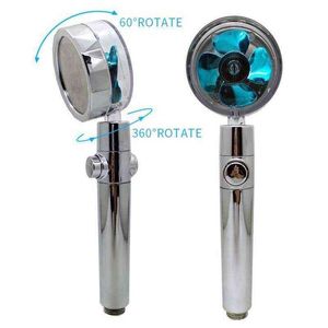 Pommeau de douche à main haute pression buse de douche avec filtre lames turbocompressées accessoires de douche de salle de bains domestique Hotsale H1209