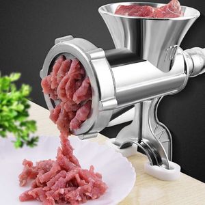 Picadora de carne Manual de mano, embutidor de salchichas, procesador de alimentos, picador, relleno de salchichas, fabricante de Pasta, herramientas de cocina 210706