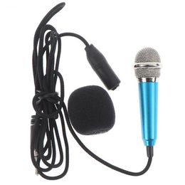 Micro portable Mini 3.5mm stéréo micro Audio Microphone pour les accessoires de téléphone portable