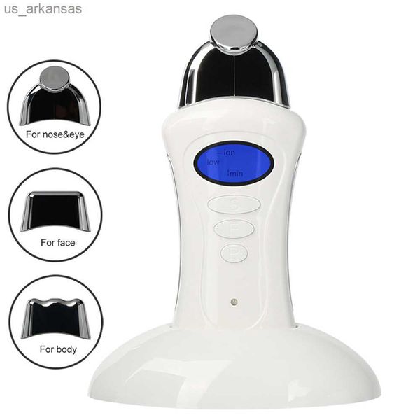 Handheld Mini Micro Estimulador de iones actual Estiramiento de la piel Estiramiento facial Microcorriente Masajeador facial Cuidado de la piel Spa Máquina de belleza L230523