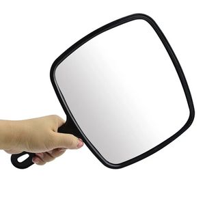 Miroir à main-là-miroir professionnel professionnel des coiffeuses à salon portable Miroir avec un miroir à main pratique pour le salon à domicile