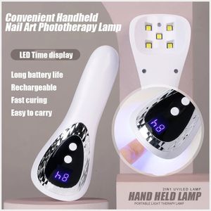 Lampe de séchage d'ongles portative UV LED pour ongles, Mini sèche-linge Rechargeable, outil d'art portable 231226