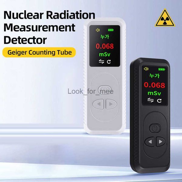 Detector de radiación nuclear de mano Hogar Multifunción Contador Geiger radiactivo Pantalla digital en color / Probador de rayos X HKD230826