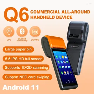 Handheld POS Android Terminal PDA Bluetooth 58 mm Bill Imprimante Appareils portables Caméra NFC Mobile E-BOLAGE LOYFERE