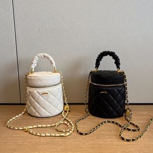 Petit sac à main, nouveau sac à chaîne Lingge pour femme printemps et été, sac à bandoulière haut de gamme et élégant, petit sac rond, sac pour téléphone portable