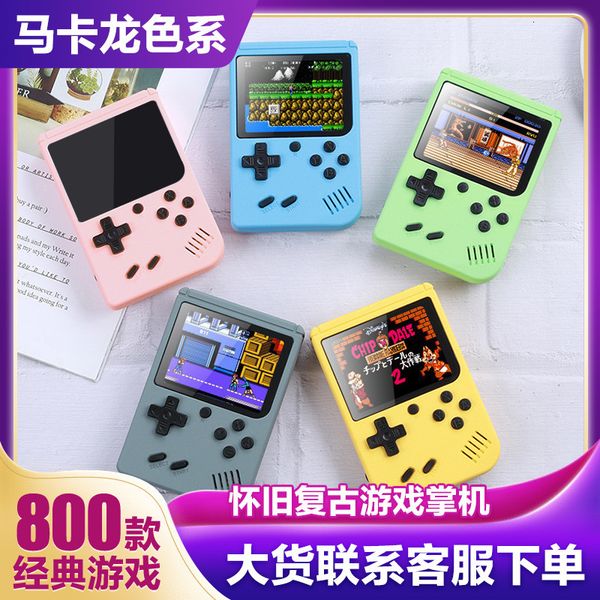 Handheld Sup Macarone Game Console 800 dans un MINI NOSTALGIQUE MINI COMPRESSION DES ENFANTS 231227