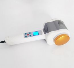 Handheld ultrasone witte en koude hamer foton huidverjonging krimpen poriën ultrasone massage schoonheid dev