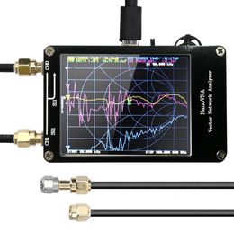 Analyseur de réseau vectoriel portable 50KHz-900MHz Écran de touche numérique Shortwave MF HF VHF Antenne Antenne Analyzer Waves 240429