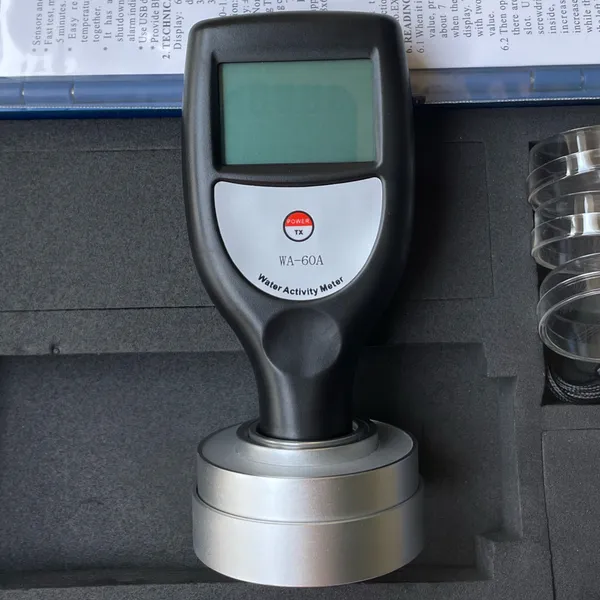Medidor de actividad del agua portátil Monitor WA-60A con Bluetooth o RS-232C Mide la actividad del agua de alimentos, frutas, etc.